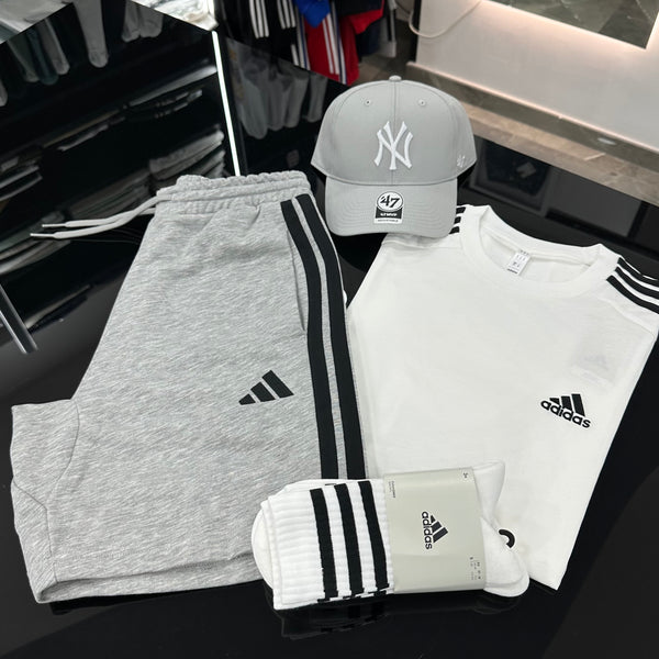 Completo Adidas Stripes GREY