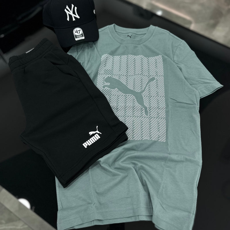 Coordinato Puma Wording GREEN