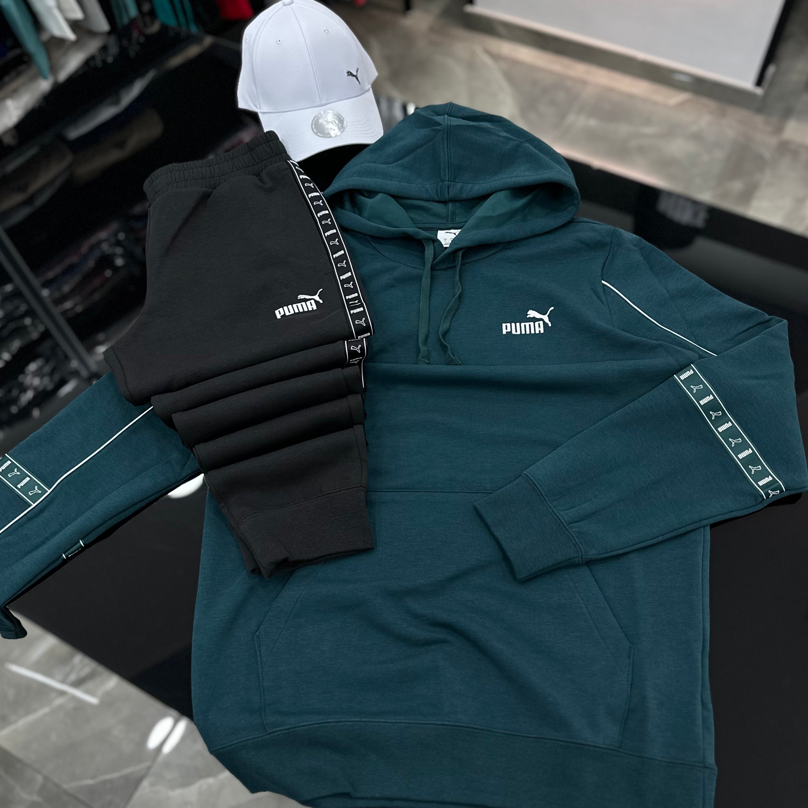 Tuta Puma LAYOUT green