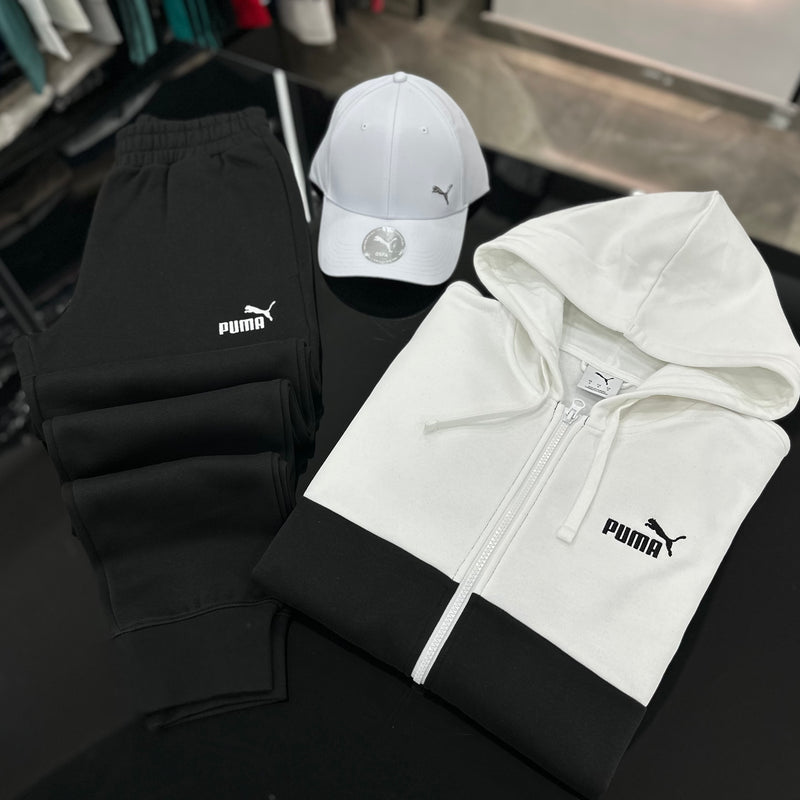 Tuta Puma HOODED FZ black