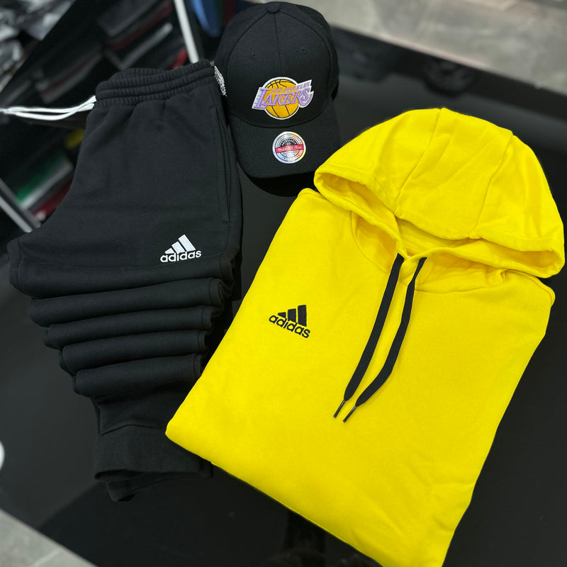 Total look Adidas YELLOW / BLACK