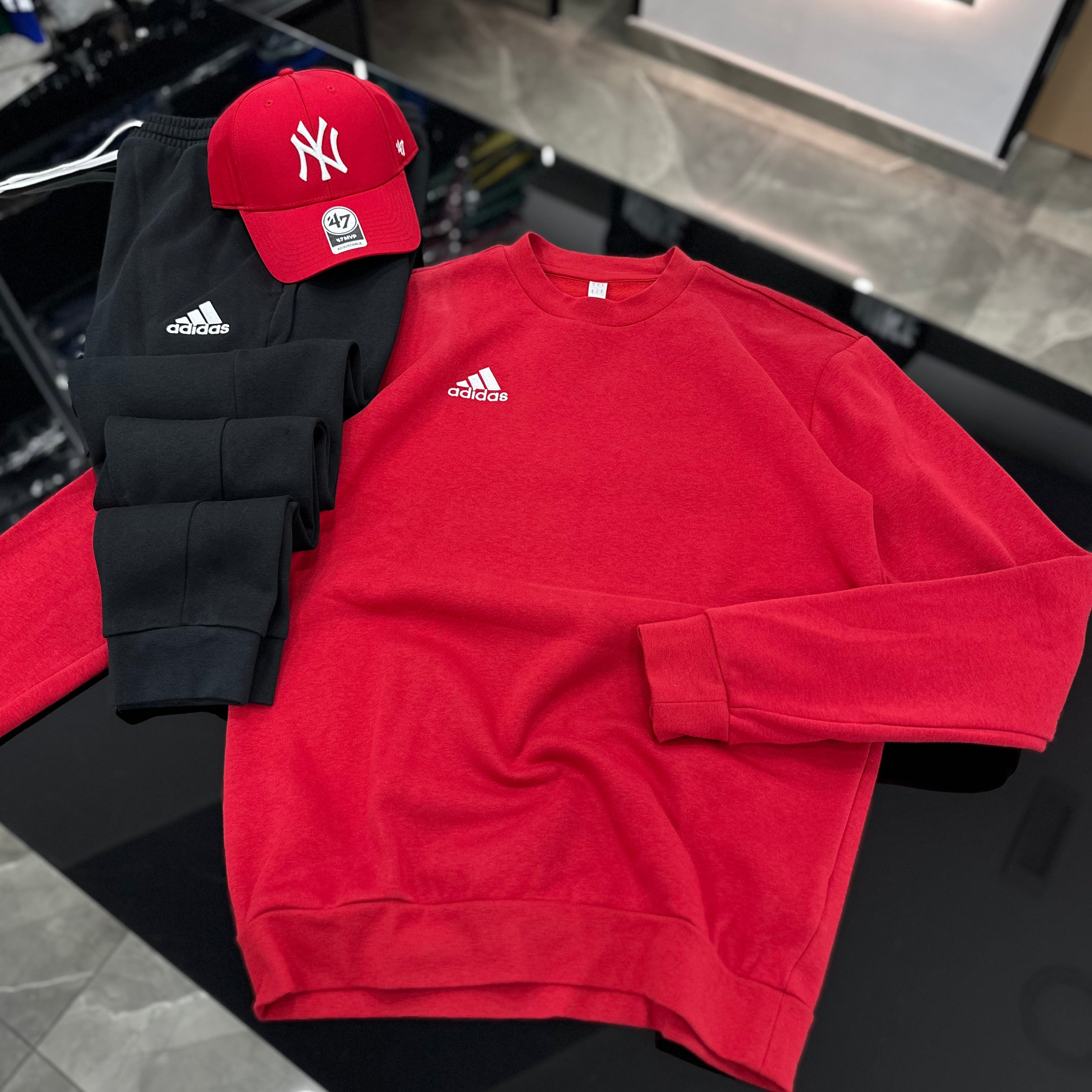 Tuta Adidas Entrada girocollo RED