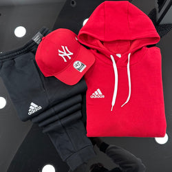 Total look Adidas RED / BLACK