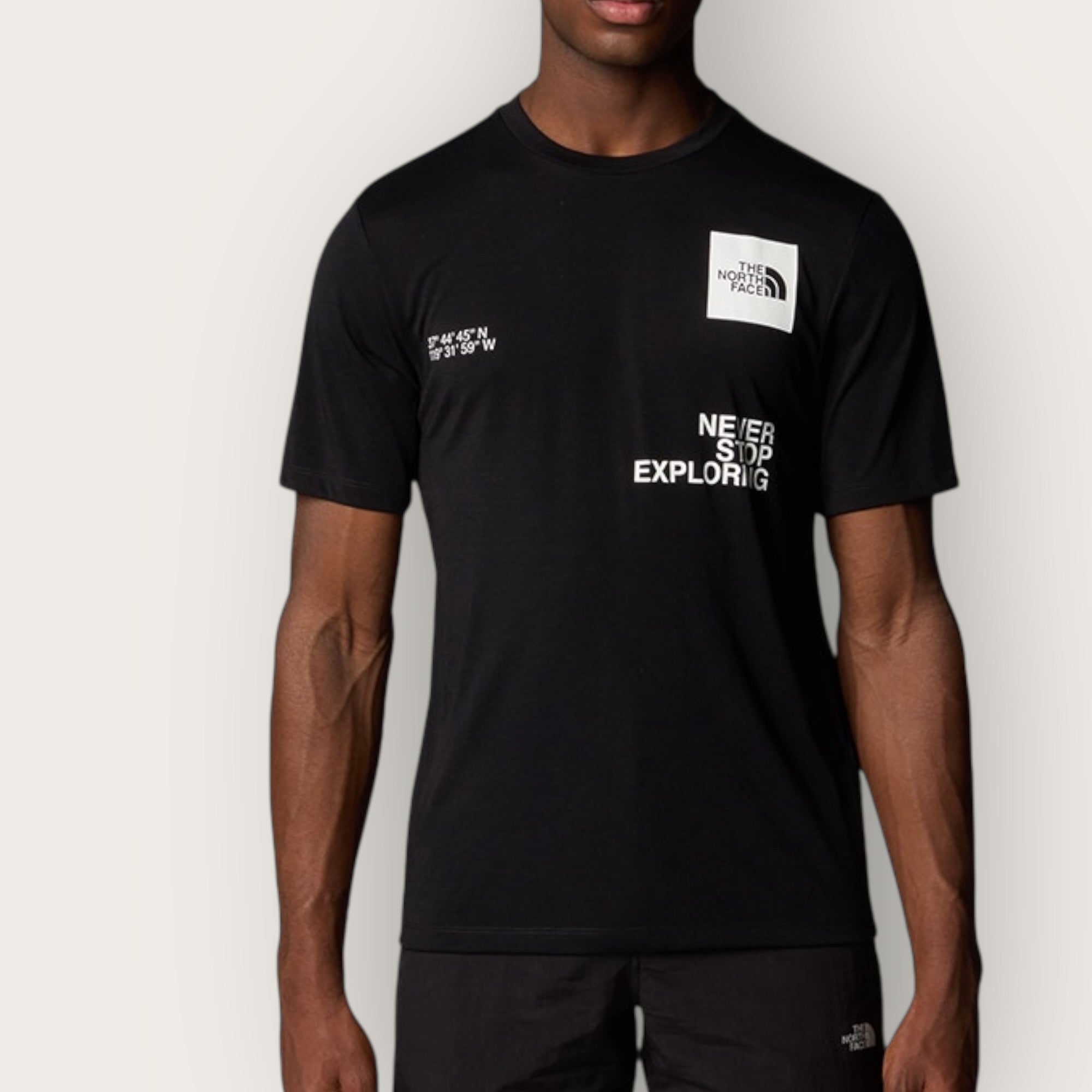 T-Shirt The North Face Coordinates BLACK
