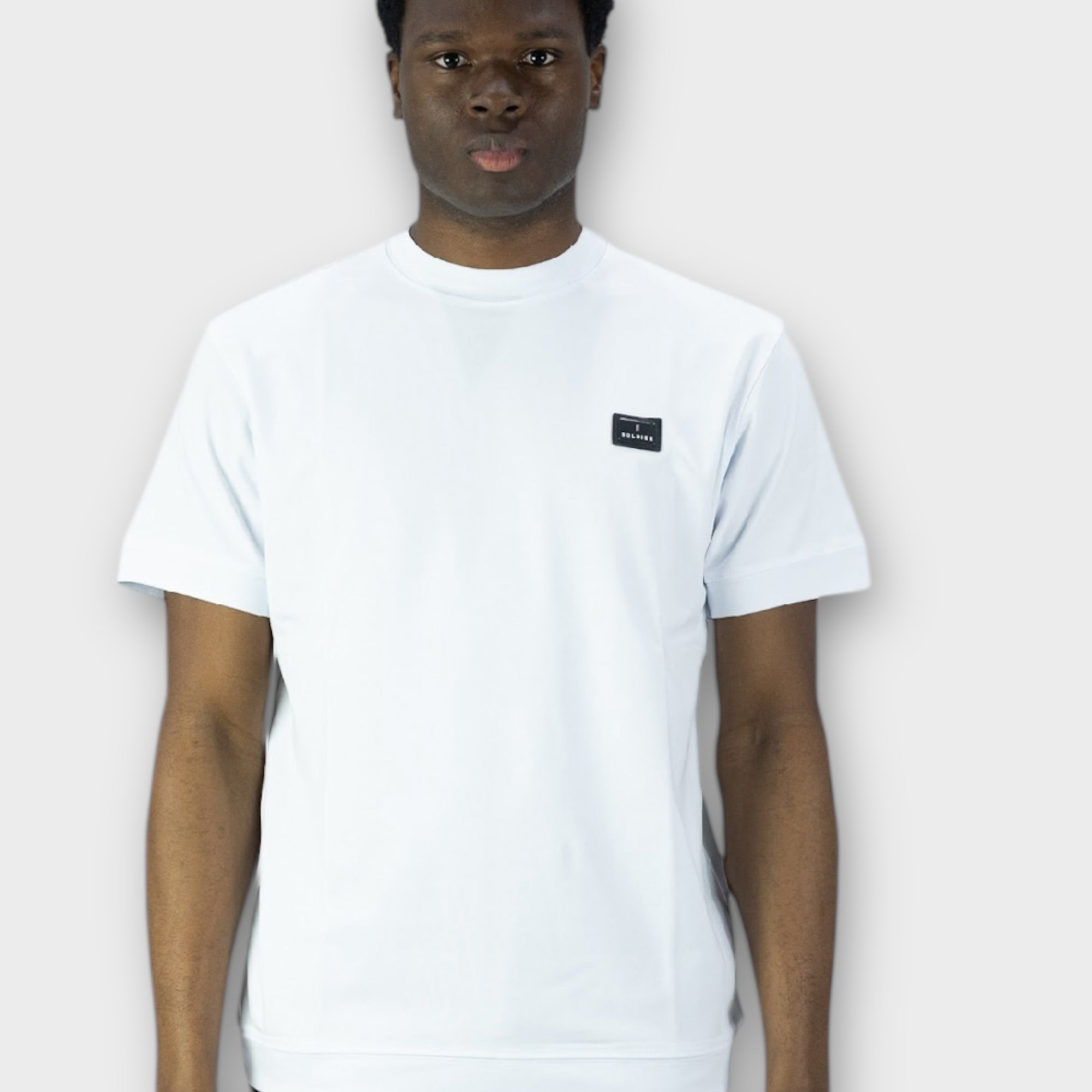 T-shirt Soldier patch WHITE