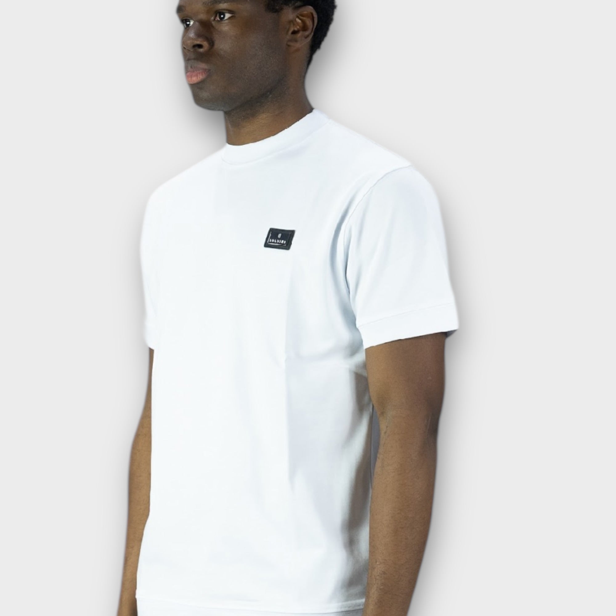 T-shirt Soldier patch WHITE