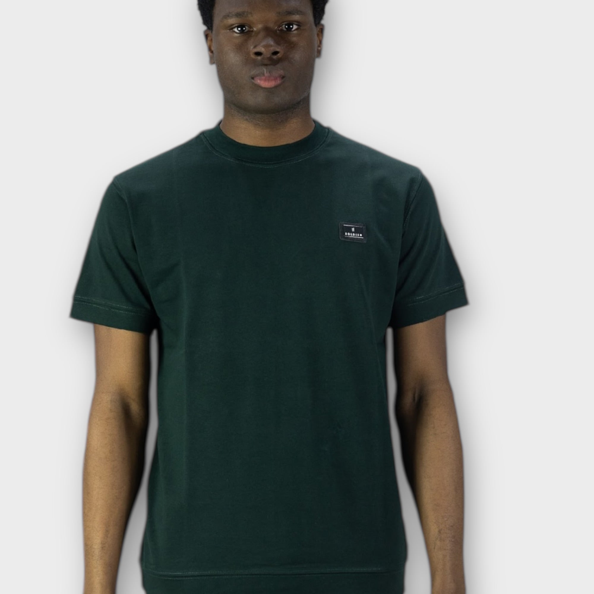 T-shirt Soldier patch DARK GREEN