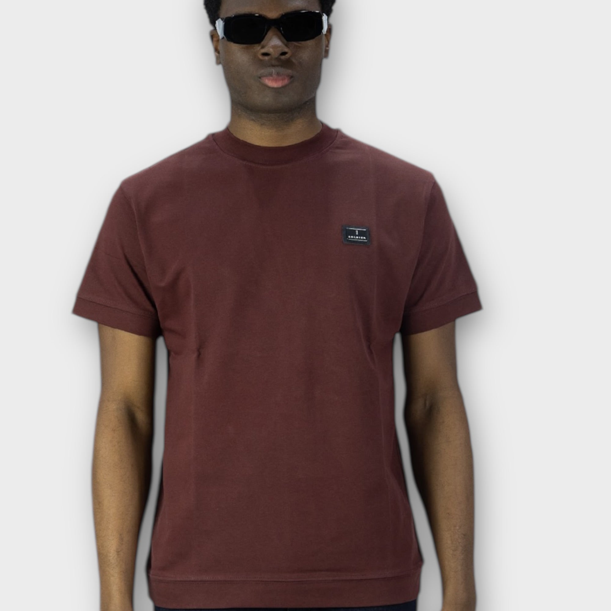 T-shirt Soldier patch BORDEAUX