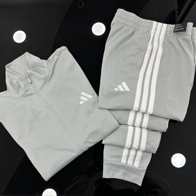 Adidas basic stripes BLACK tracksuit