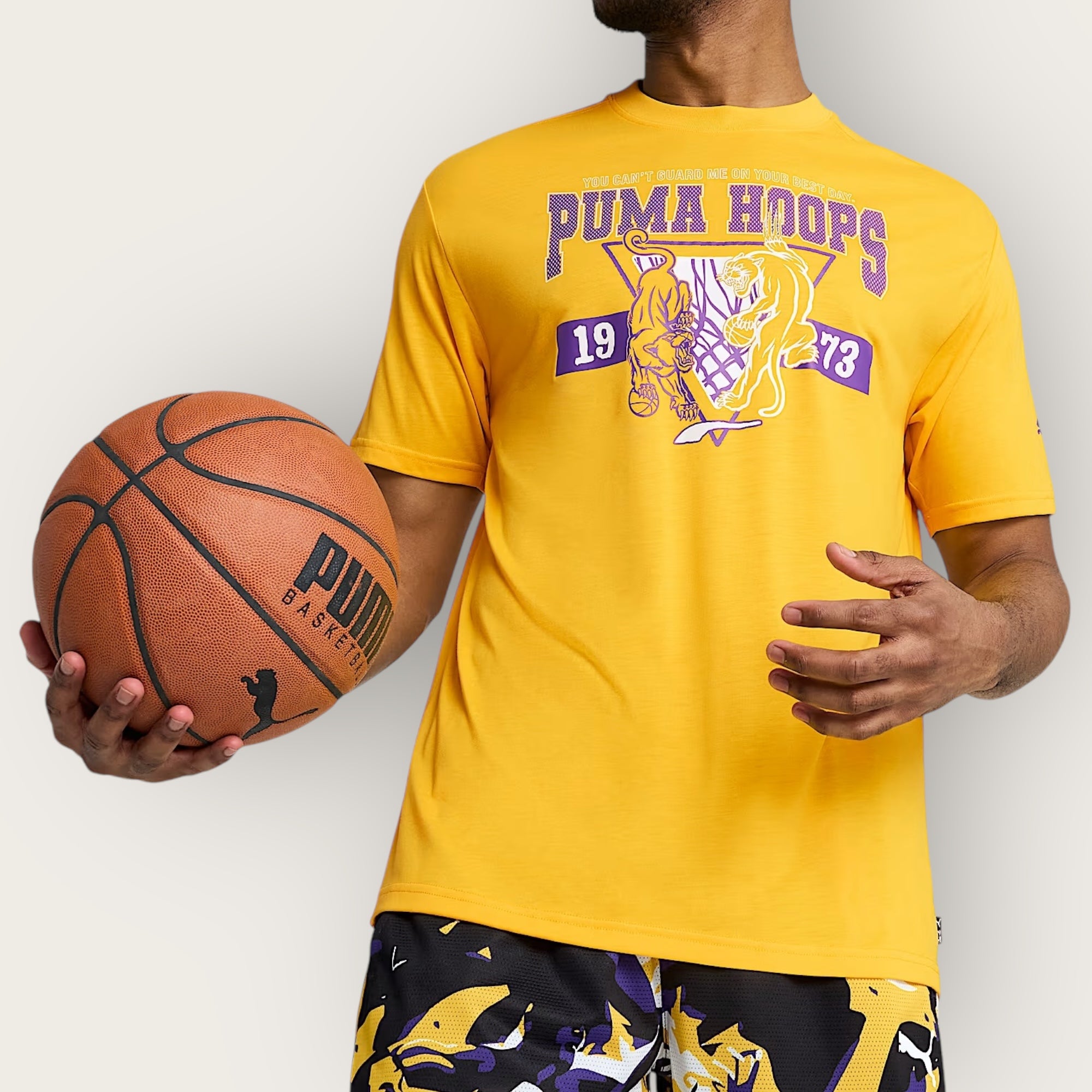T-Shirt Puma rival rage YELLOW