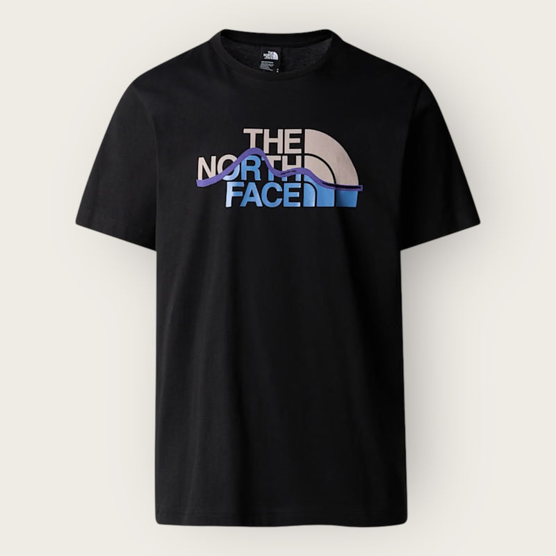 T-Shirt The North Face MOUNTAIN LINE black