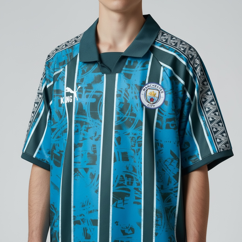 Maglia Manchester City King Vintage