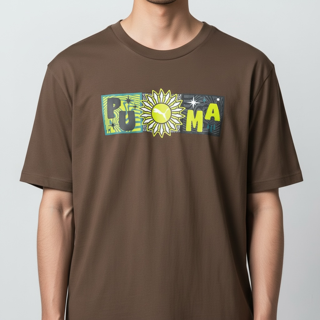 T-Shirt Puma Sunset BROWN