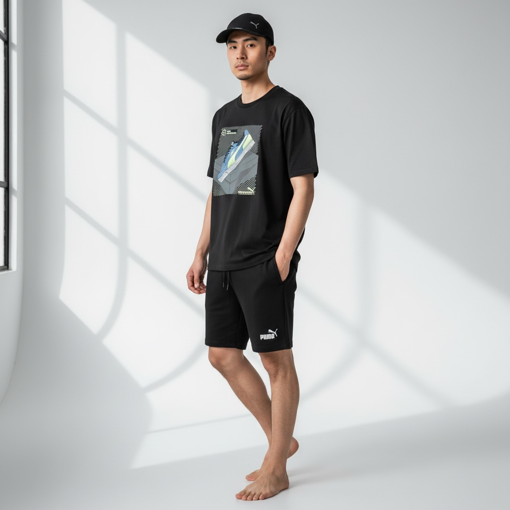 Coordinato Puma SNEAKERS Black