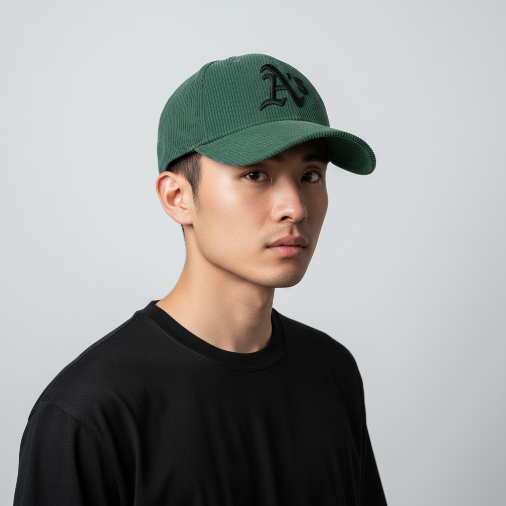 Cappello Oakland Thick Cord GREEN