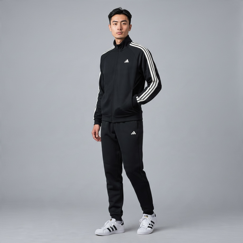 Tuta Adidas FLEECE Black