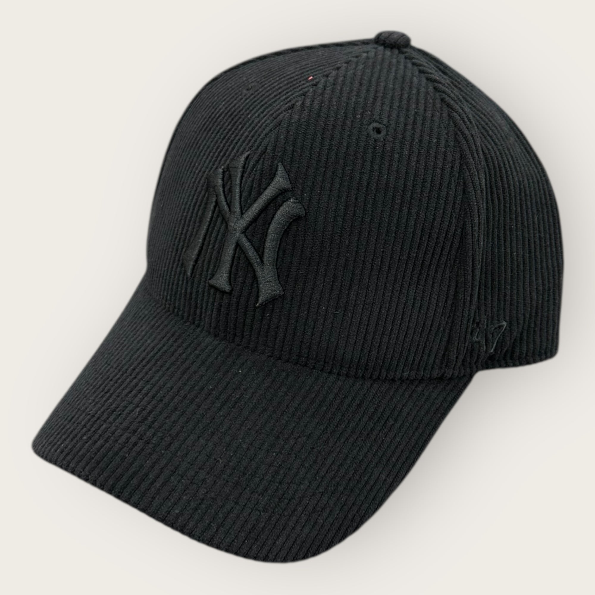 Cappello New York Yankees Thick Cord JET BLACK