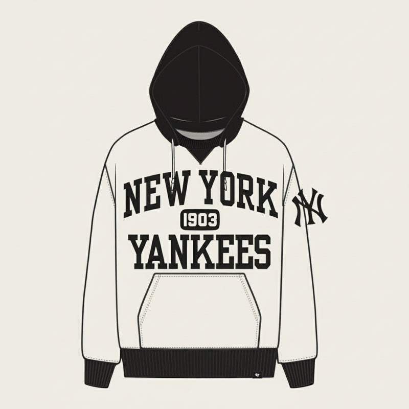 Felpa Yankees Hood WHITE