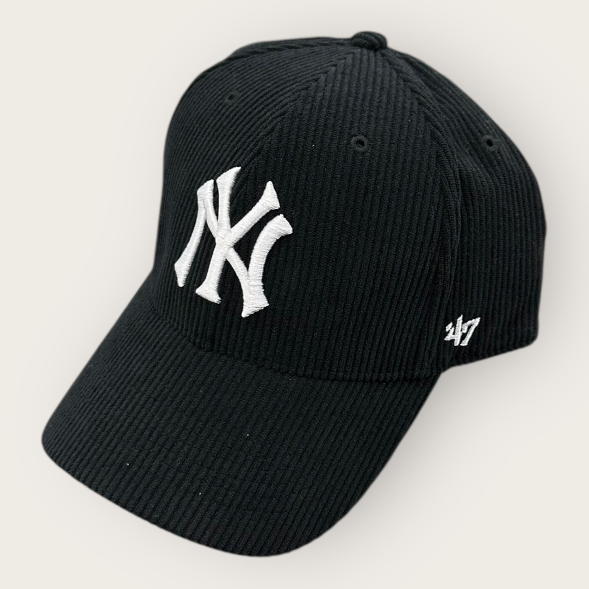 Cappello New York Yankees Thick Cord BLACK