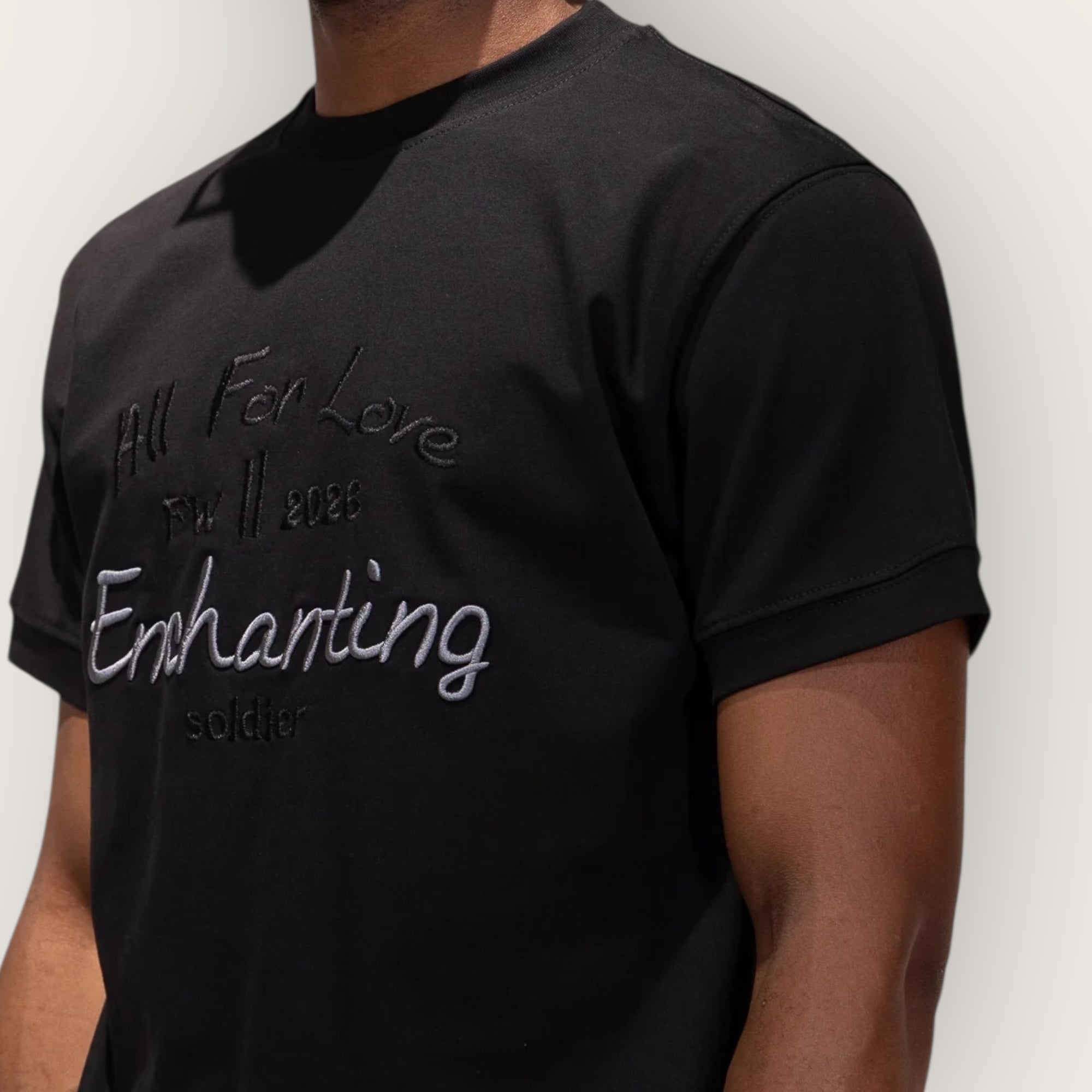 T-shirt Soldier All for Love BLACK