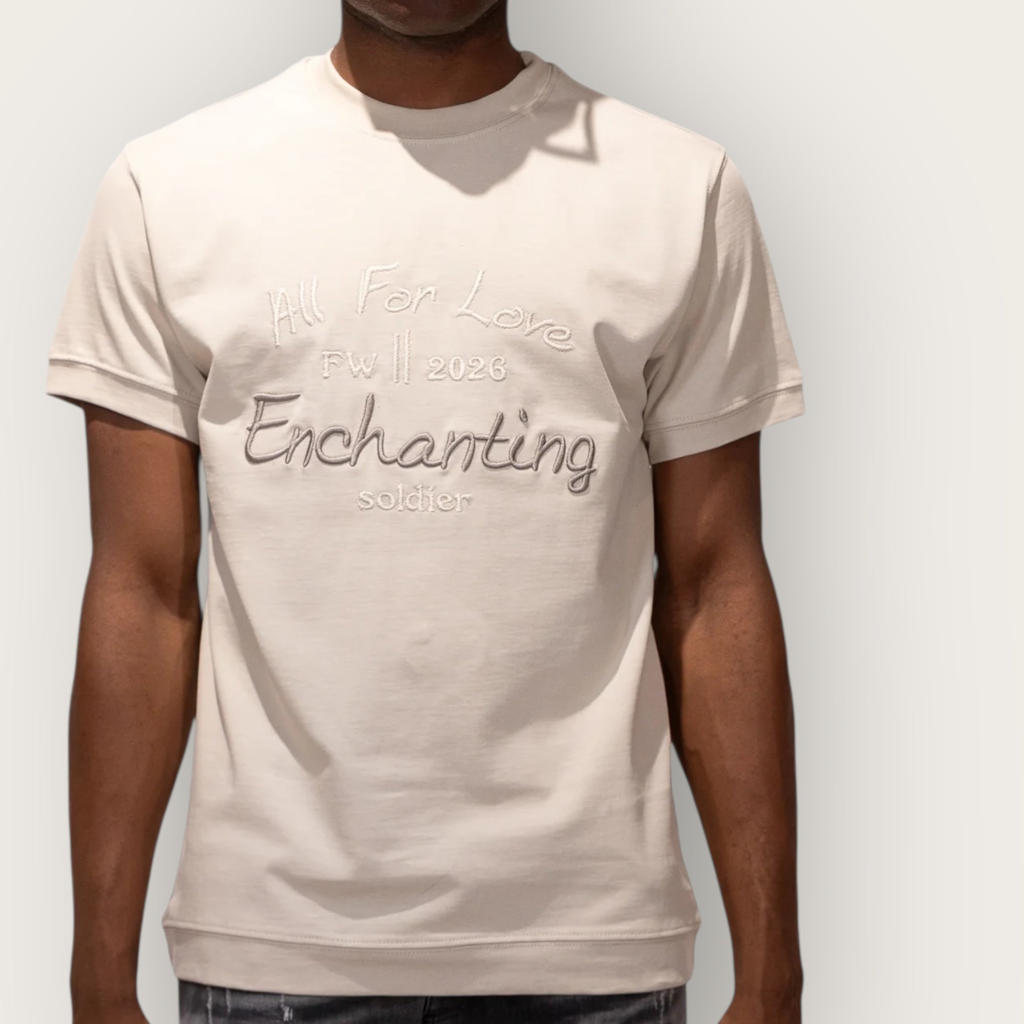 T-shirt Soldier All for Love BEIGE
