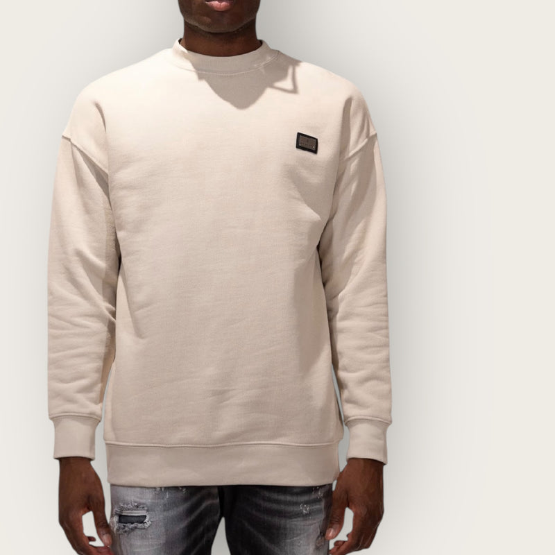 Felpa Soldier patch BEIGE