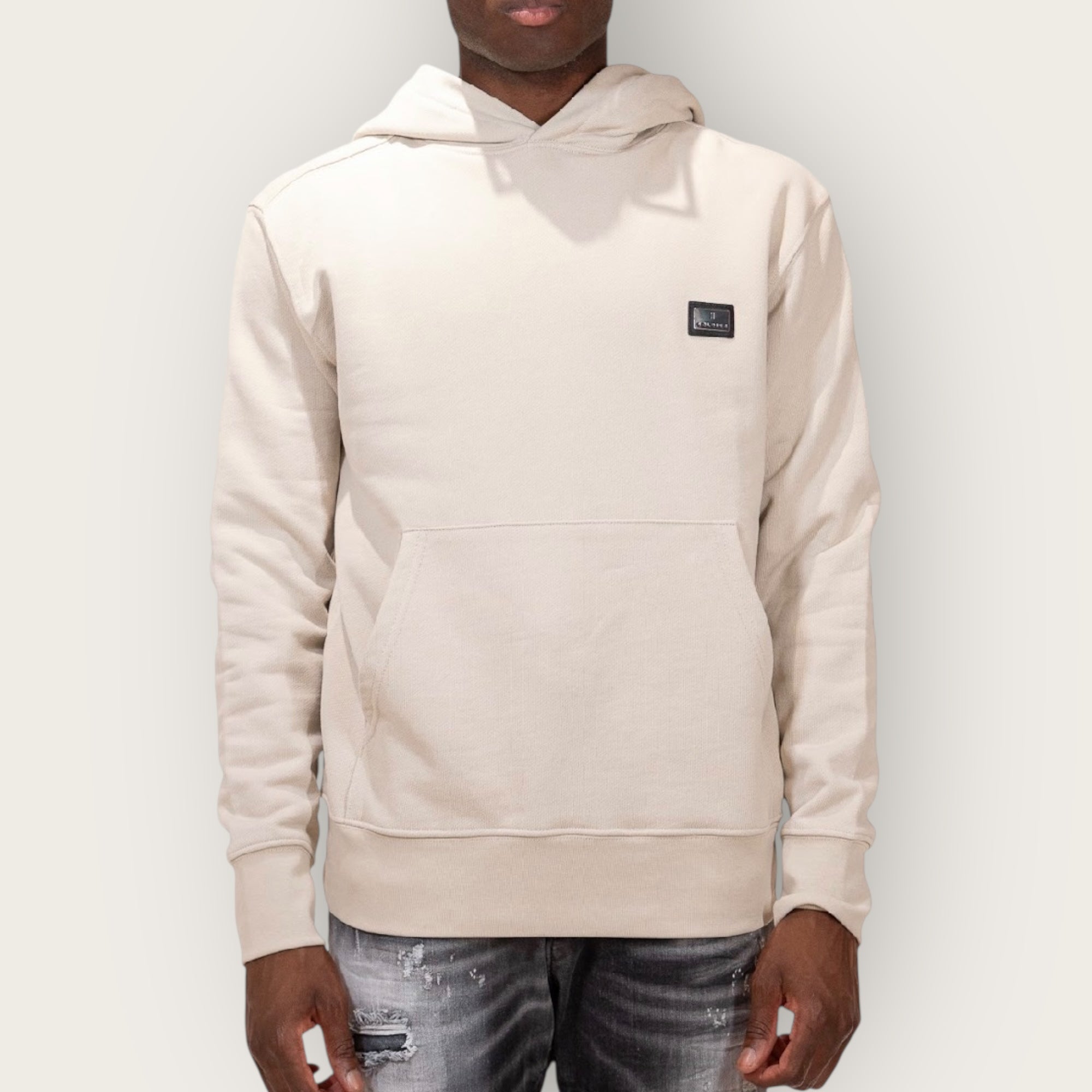 Felpa Soldier cappuccio BEIGE