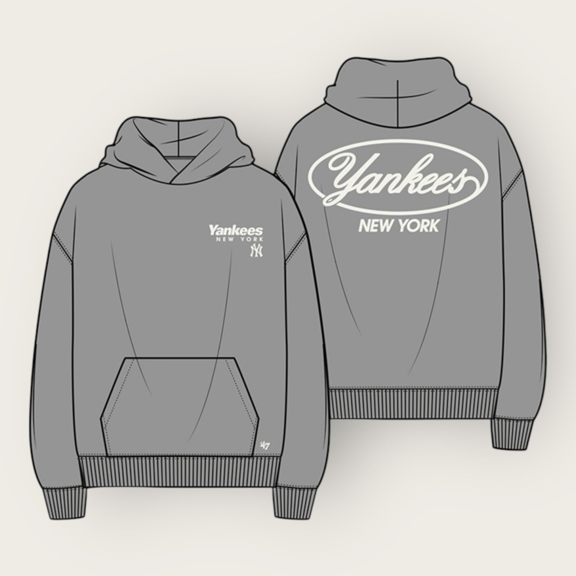 Tuta Yankees Foundation WOLF GREY