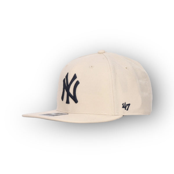 Cappello New York Yankees visiera dritta NATURAL/BLUE