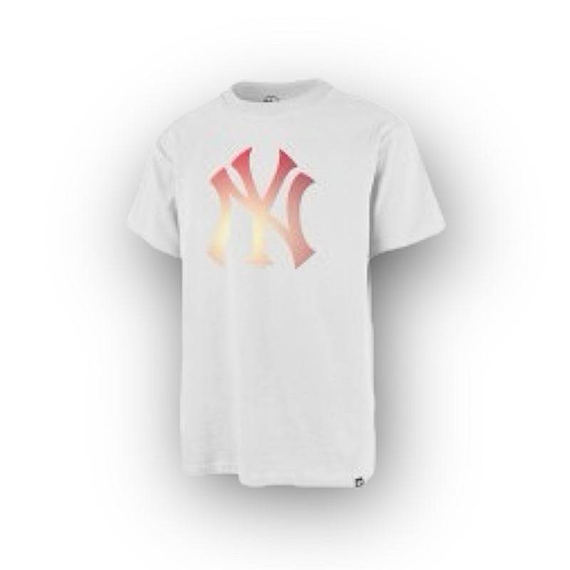 T-Shirt New York Yankees WHITE/TORCH RED